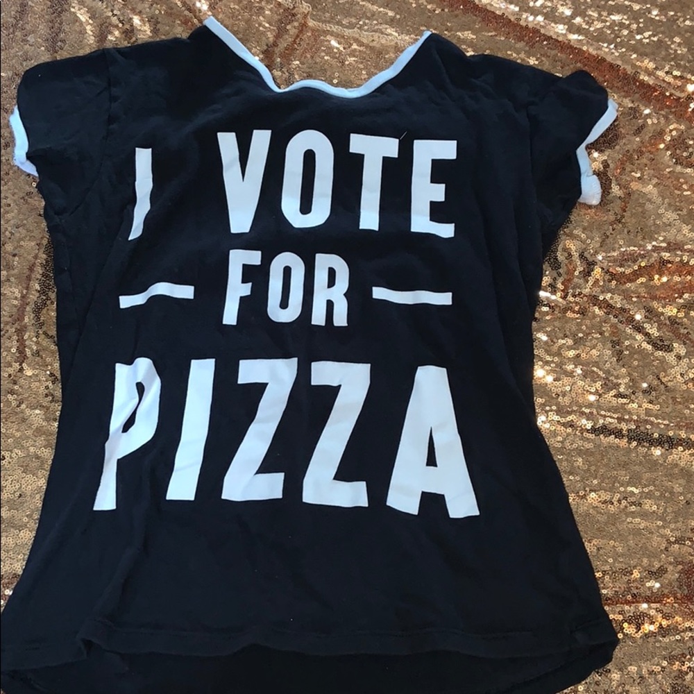Black graphic tee